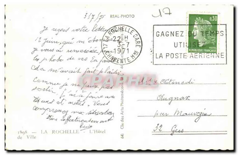 La Rochelle — Tor zur Stadt — Verlag Cap - Rückseite