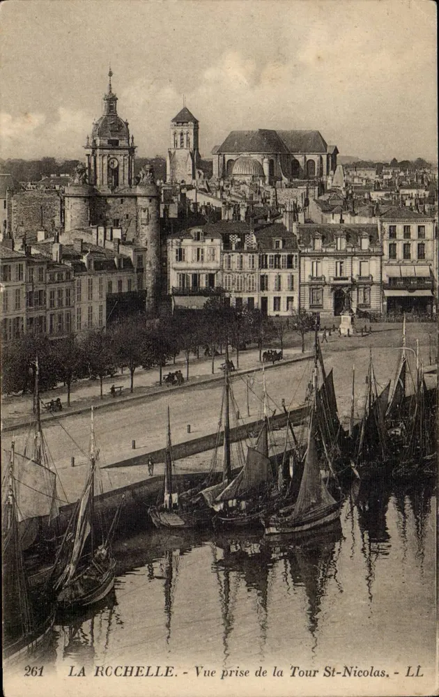 La Rochelle - Ansicht vom Turm St-Nicolas - LL, n°261 - Vorderseite