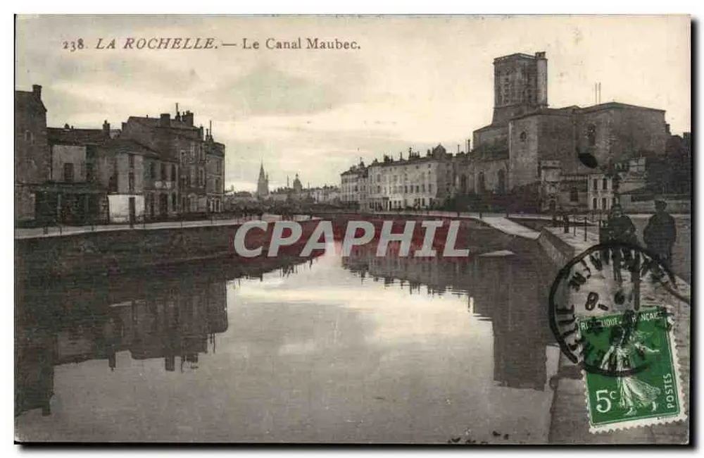La Rochelle — O Canal Maubec — n° 238 - Frente