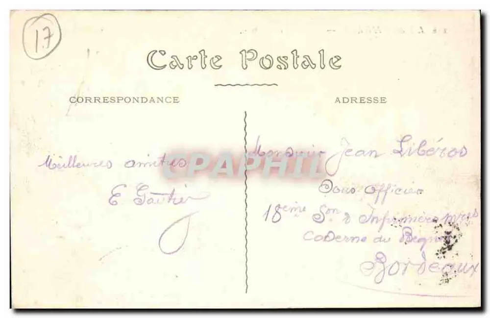 La Rochelle — O Canal Maubec — n° 238 - Verso