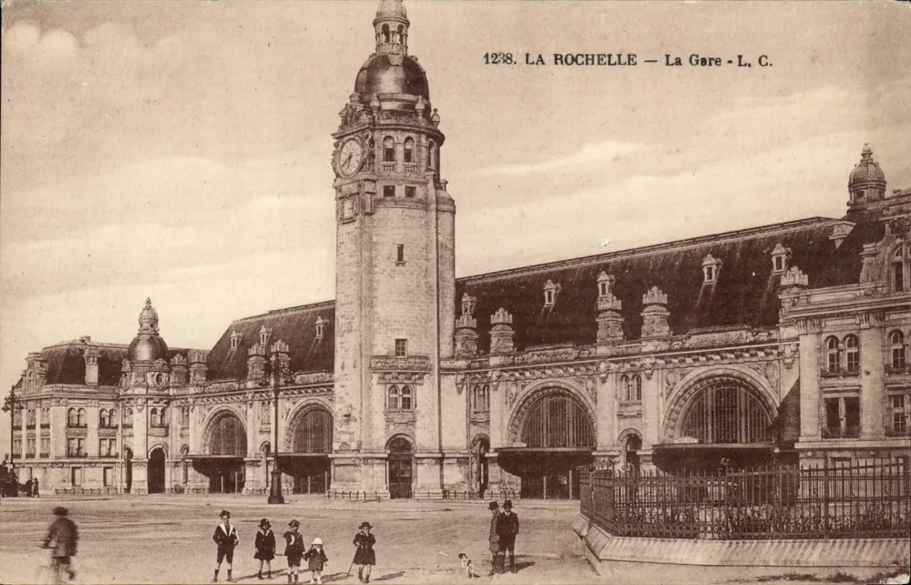 La Rochelle — A Estação - L. C. — n° 1238 - Frente