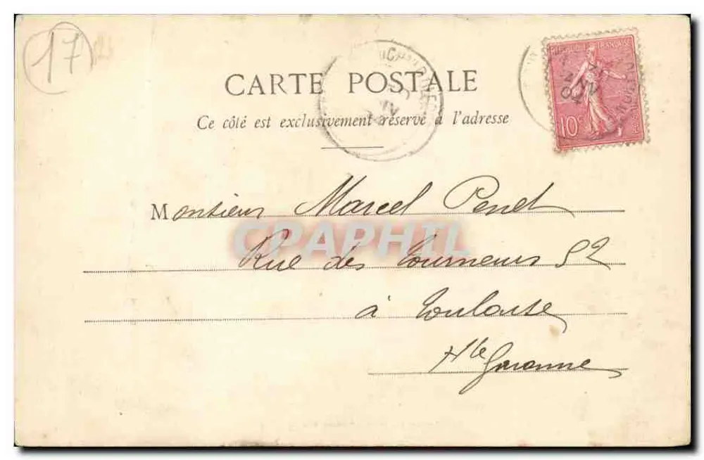 Typen von Oléron — As-tu fini, drôle, de teurjou caresser ma drôlesse — Maison Mounou, Verlag St-Pierre-d'Oléron - Rückseite