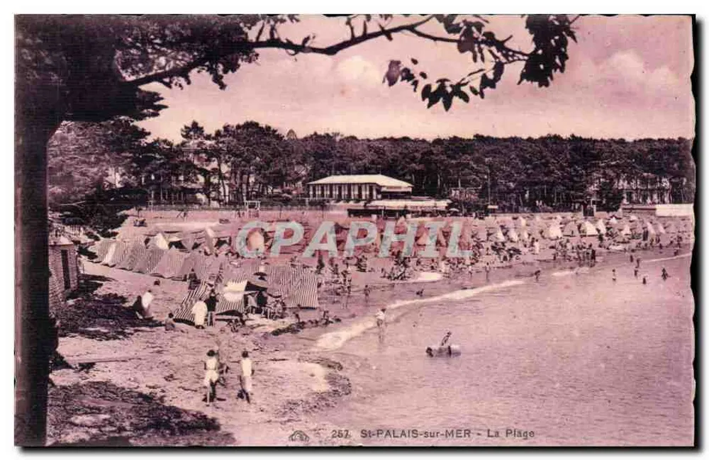 St-PALAIS-sur-MER — A Praia — editor anônimo, n° 257 - Frente