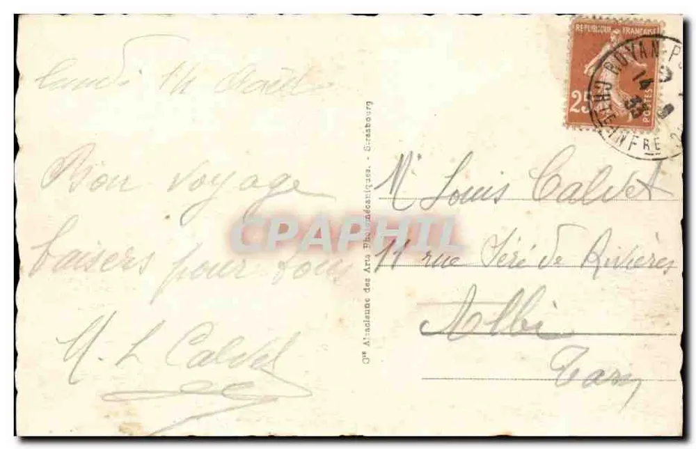 St-PALAIS-sur-MER — A Praia — editor anônimo, n° 257 - Verso