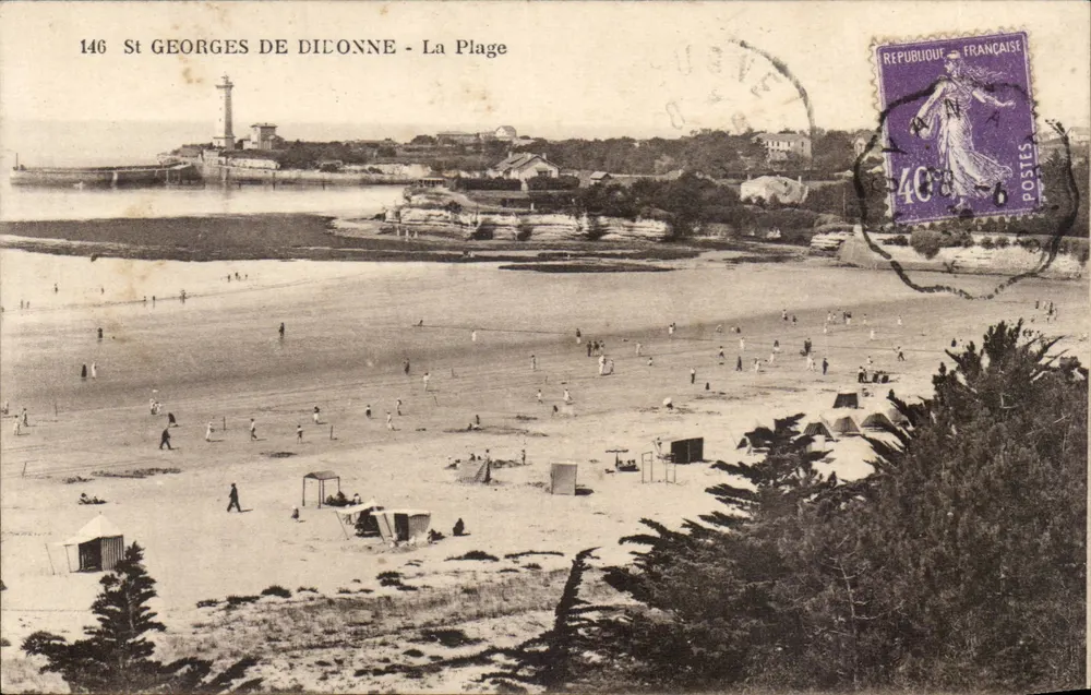 St GEORGES DE DILONNE - A Praia — editor desconhecido, n° 146 - Frente