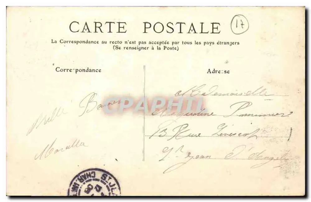 FOURAS-les-BAINS — O Porto Norte — Editor não identificado, número de série não visível - Verso