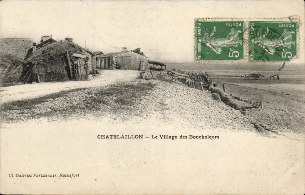 Châtelaillyon — Il Villaggio dei Boucholeurs — Cl. Galeries Parisiennes, Rochefort - Recto