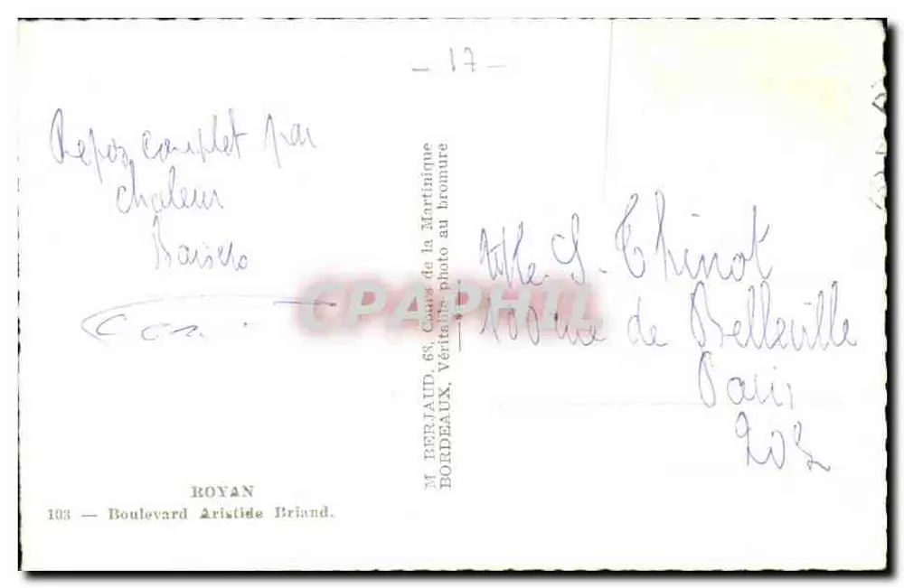 Place Aristide Briand — Royan — editor Tito - Verso