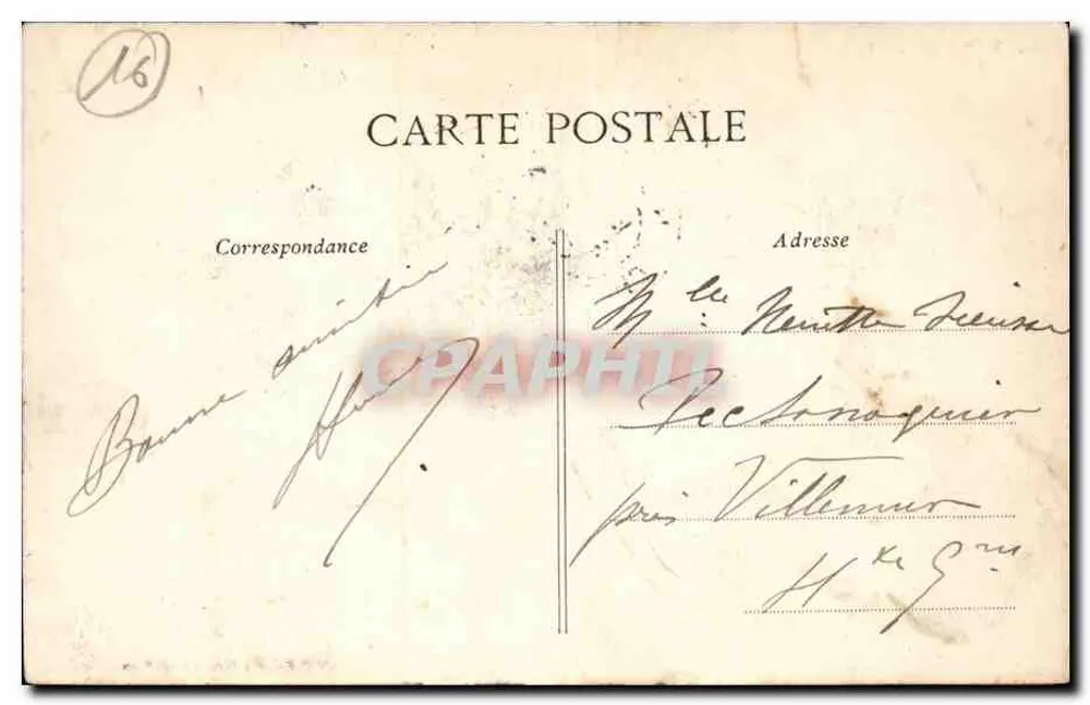 Royan : Porto — Coleção Victor Billand, Royan - Verso