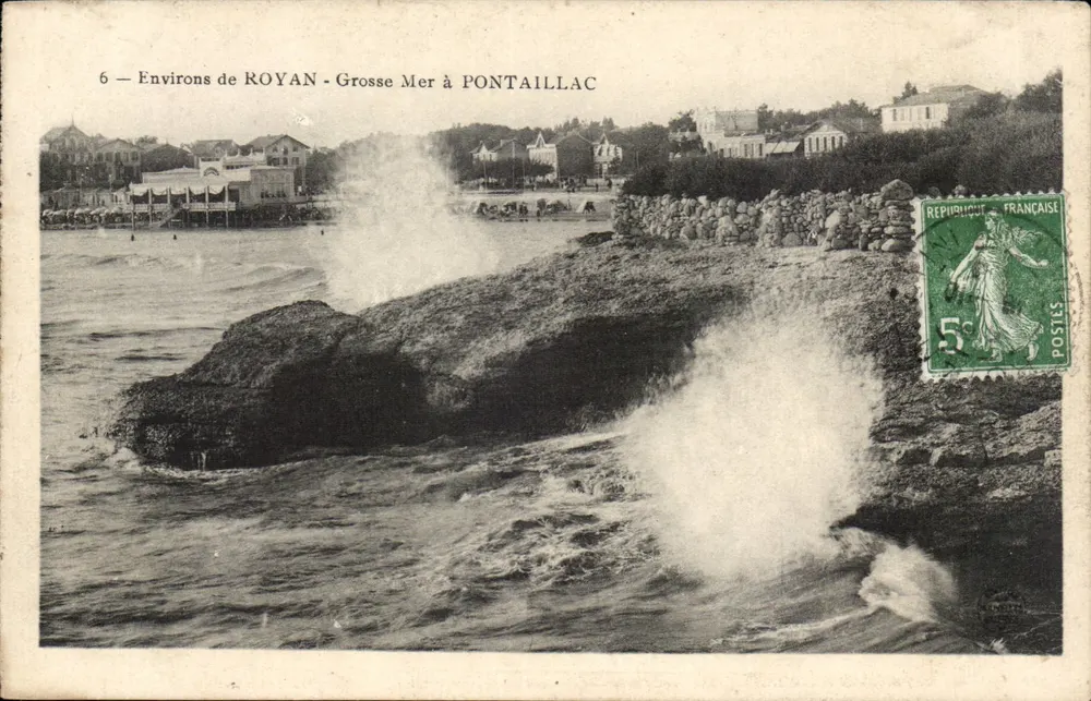 Arredores de ROYAN - Grosse Mer em PONTAILLAC — editor não visível, n° de série 6 - Frente