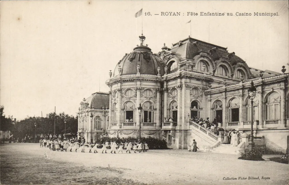 Royan : Kinderfest am Municipal Casino — Sammlung Victor Billaud, Royan, n°16 - Vorderseite