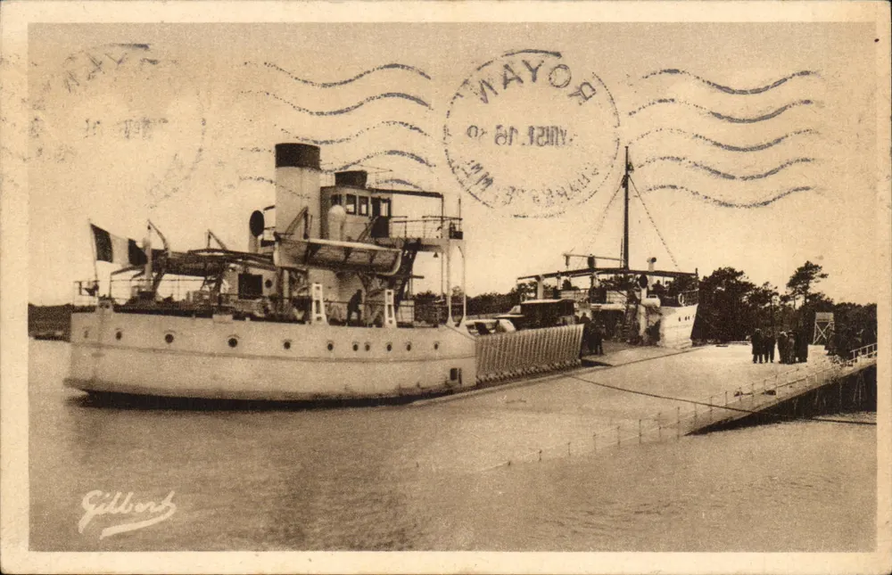O Bac de Royan — Ponte de Royan — Edições Gilborb - Frente