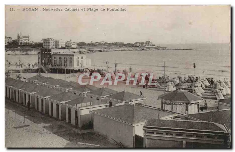Royan : Neue Kabinen und Strand von Pontaillac — n°11 - Vorderseite
