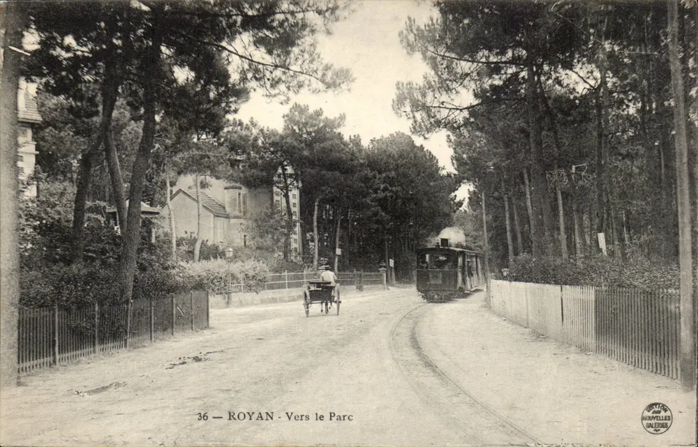 Royan — Em direção ao Parque — Edição Maxwelles Galéder - Frente