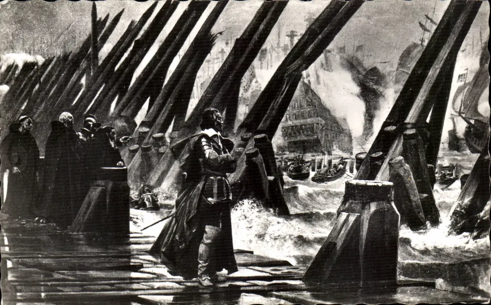 La Rochelle — Richelieu auf der Mole (Gemälde) — Cliché des Arts Photographique, Paris - Vorderseite
