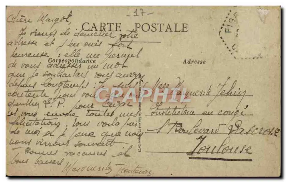La Rochelle — Pescadores de Sardinas — B. Borgeaud, editor, 66 rue des Alènes, La Rochelle - Reverso