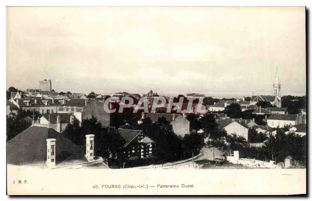 Fouras (Charente-Inférieure) — Panorama Oeste — J.M.F. n°48 - Frente