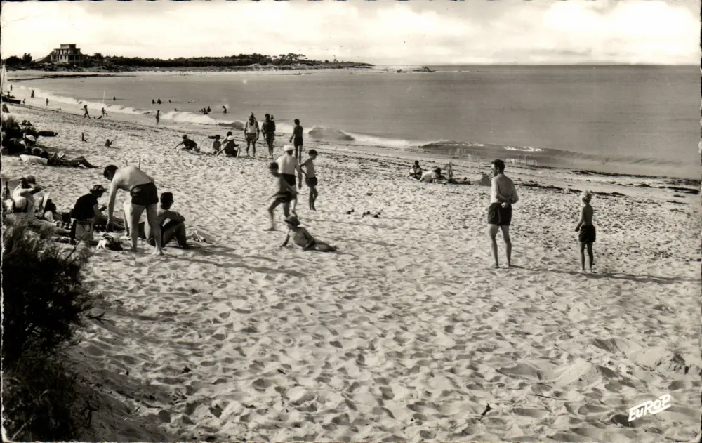 Praia de Plaisance — Ilha de Oléron — edição de PEUROPE - Frente