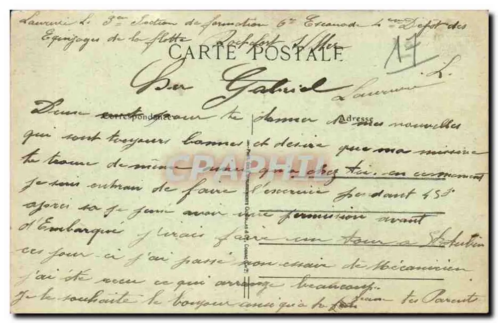 Rochefort-sur-Mer — Der "Dupleix" passiert unter dem Transbordeur - Rückseite
