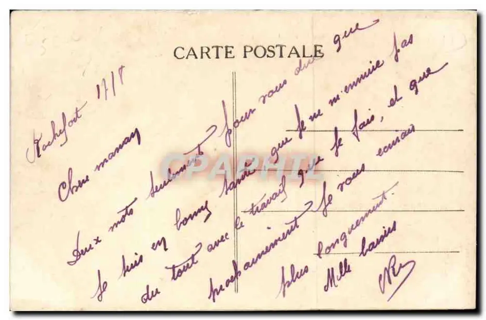 Rochefort-sur-Mer — Bassin Nr. 3 — Sammlung Ch. Giambiasi - Rückseite