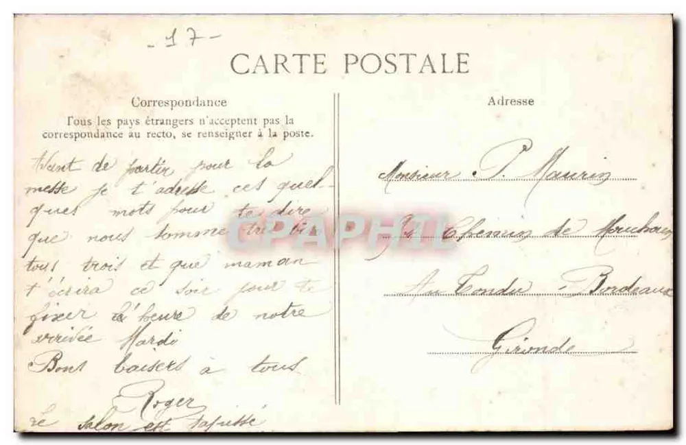 Royan : Kade-afvaart en Zeilwedstrijden van de Escadre — Collectie Victor Billaud - Achterkant