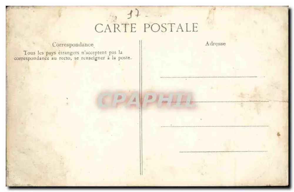 Royan : Grosse Mer à Pontsillac — Editor H. Milaud, n°10 - Verso