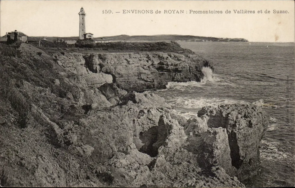Klippen von Vallières und Suzac — Umgebung von Royan — Verlag: H. Béatrice, Nr. 159 - Vorderseite