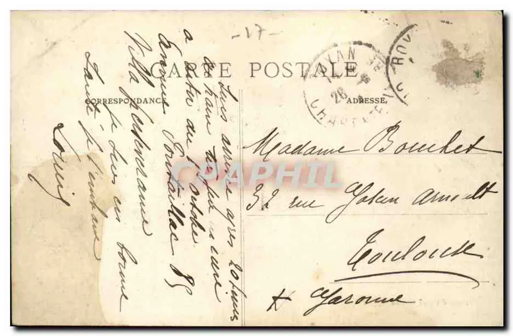 Royan — Ponte da Nova Ponte — Bilhete postal moderno n°91 - Verso