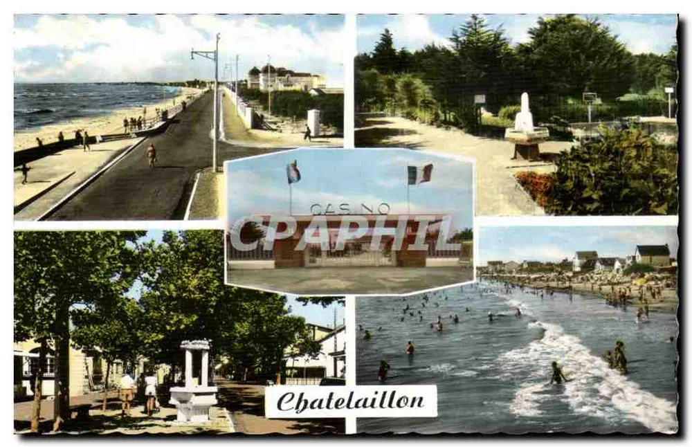 Châtelaillyon — vista panorâmica — Cie das Artes Fotomecânicas, n°17 - Frente