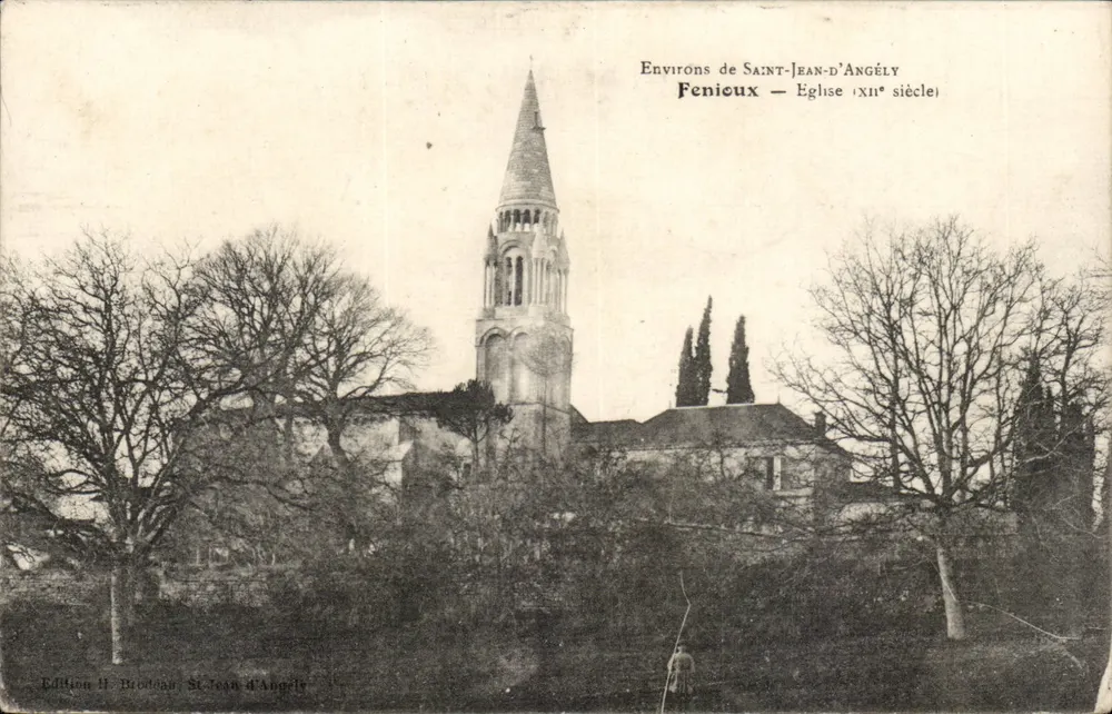 Fenicoux — Kirche (12. Jahrhundert) — Brodoux-Ausgabe, Saint-Jean-d'Angély - Vorderseite