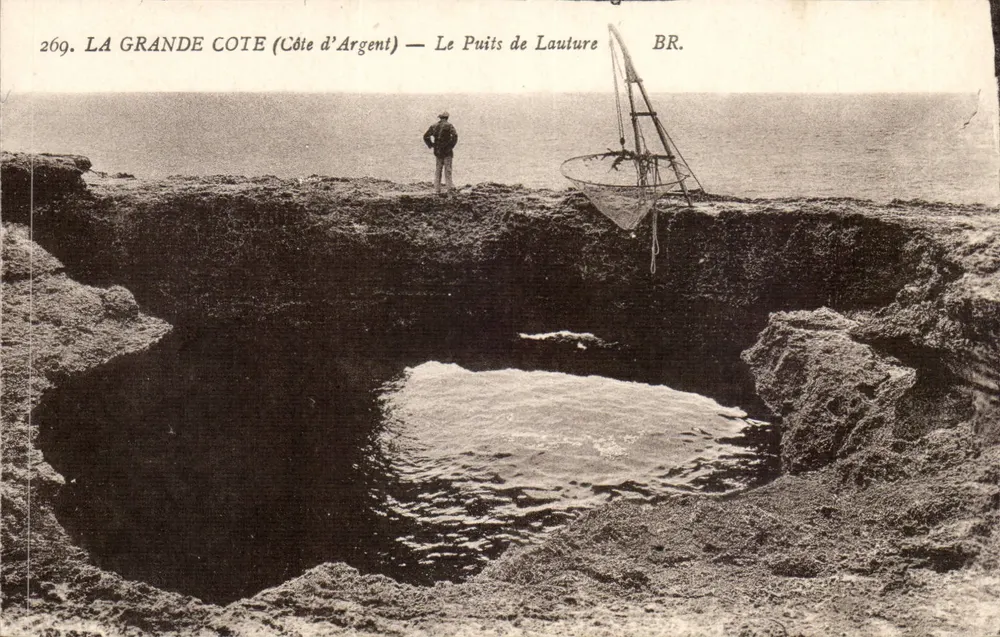 A Grande Côte (Côte d'Argent) — O Puits de Lauture — BR. - Frente