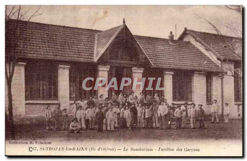 St-Trojan-les-Bains (Ile d'Oléron) — Das Sanatorium - Jungenpavillon — Sammlung H. Fouchier - Vorderseite