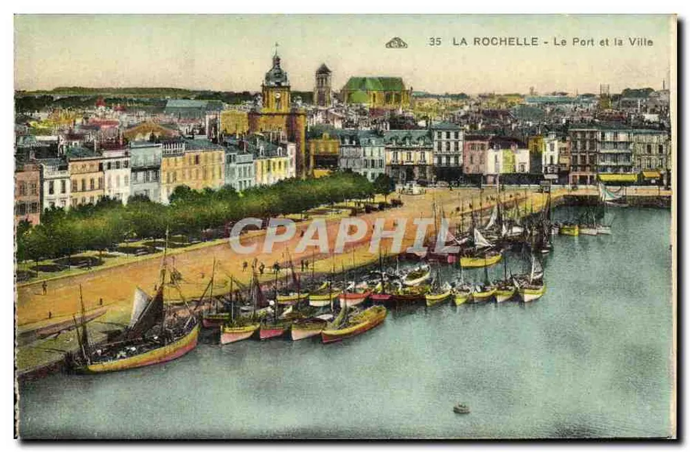 La Rochelle - Der Hafen und die Stadt — n° 35 - Vorderseite