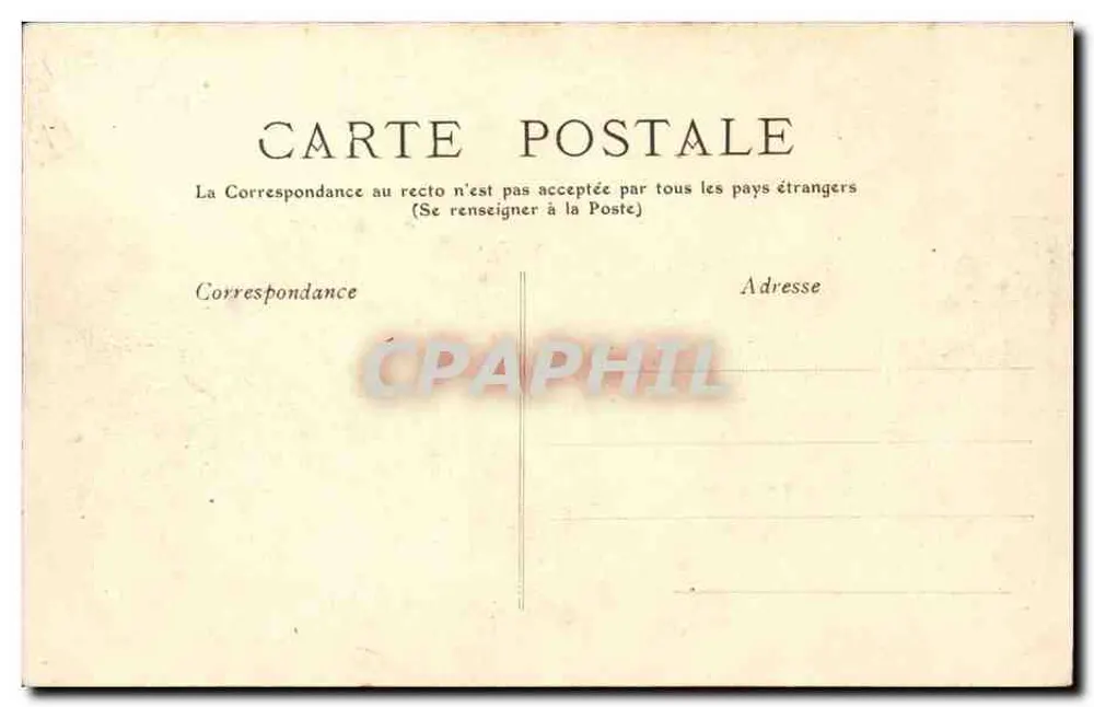 La Rochelle - A Catedral — vista da fachada — editor desconhecido, n° 42 - Verso