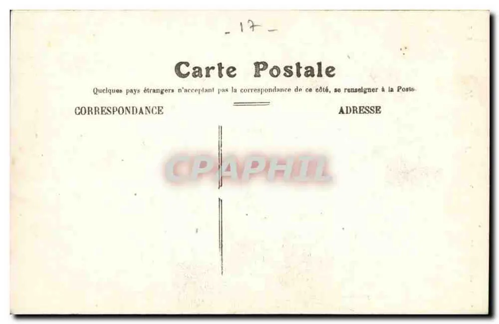 La Rochelle — Innenhof des Rathauses — unbekannter Verlag, Seriennummer 162 - Rückseite