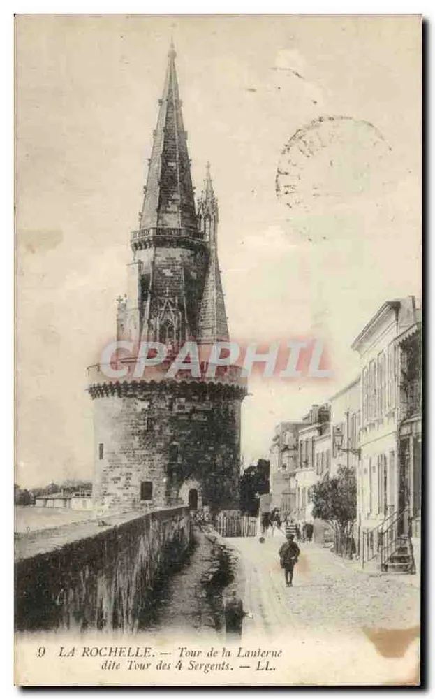 La Rochelle — Lanternenturm, auch als Turm der vier Sergeanten bekannt — LL. — Nr. 9 - Vorderseite