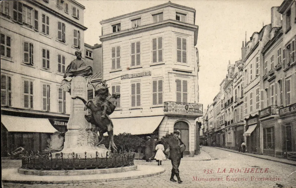 La Rochelle — Monumento a Eugène Fromentin — Atelier de Eugène Fromentin - Frente