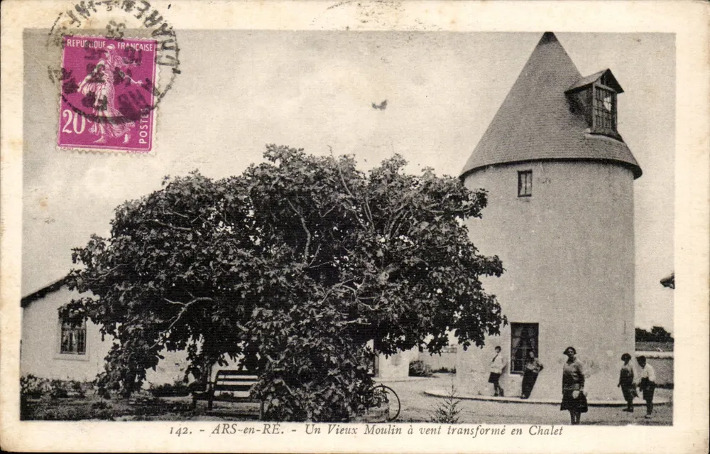 ARS-en-RÉ — Ein altes Windrad, umgewandelt in ein Chalet — J. Nozais, Verlag - Vorderseite