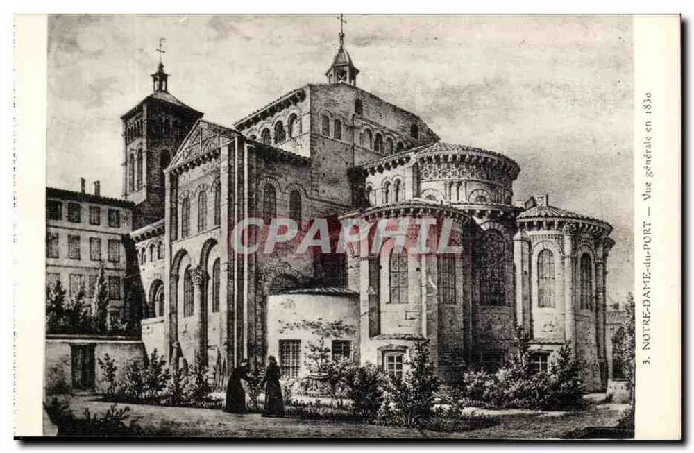 Notre-Dame-du-Port — Allgemeiner Blick 1830 — Phototypie de Bienaimé, Rétinus - Vorderseite