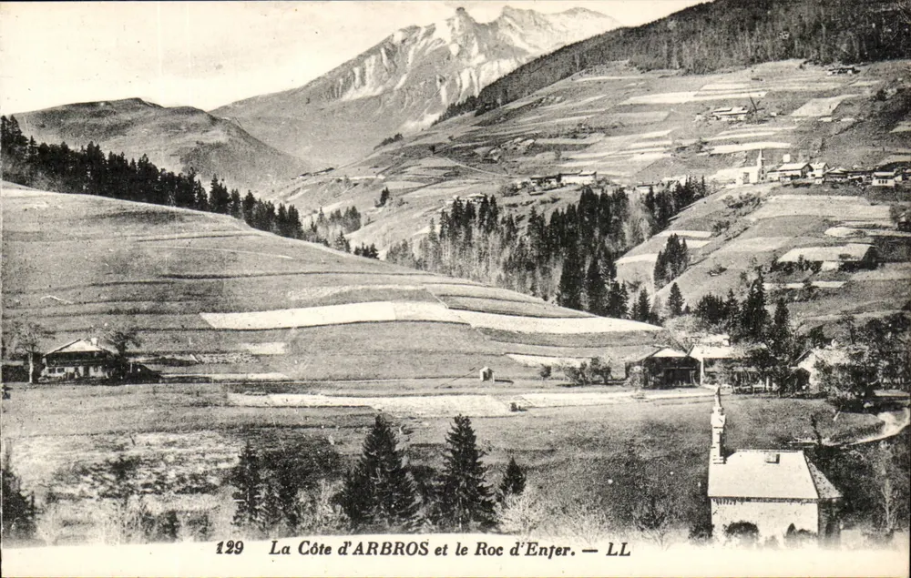 A Côte d'ARBROS e o Roc d'Enfer — LL — n° 129 - Frente