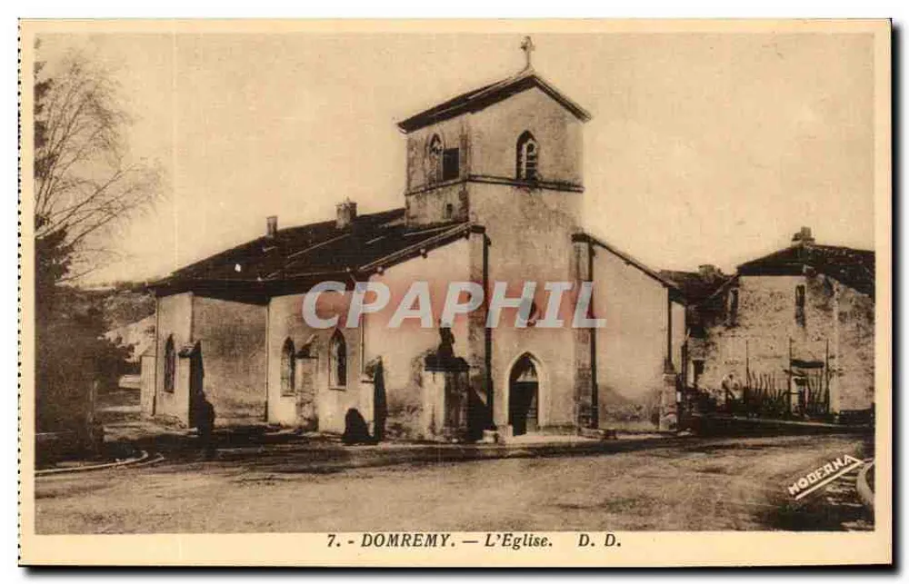 Domremy — A Igreja — Moderana - Frente