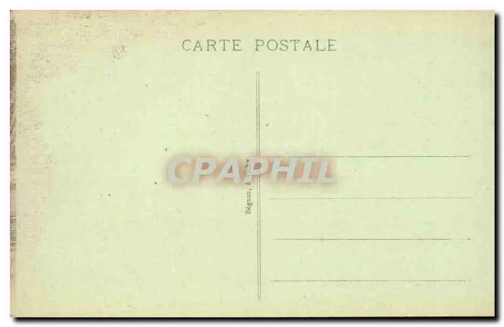Moulins — Hotel das Correios e Telégrafos — Editor Ideal, n° 1765 - Verso