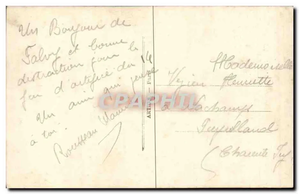 पहाड़ में शिकार — एक शिकारी बर्फ से डरता नहीं है, आपका स्मृति उसे सुरक्षित करता है! — फैंटेसी, संख्या 2437/3, विजे, पेरिस - पीछे