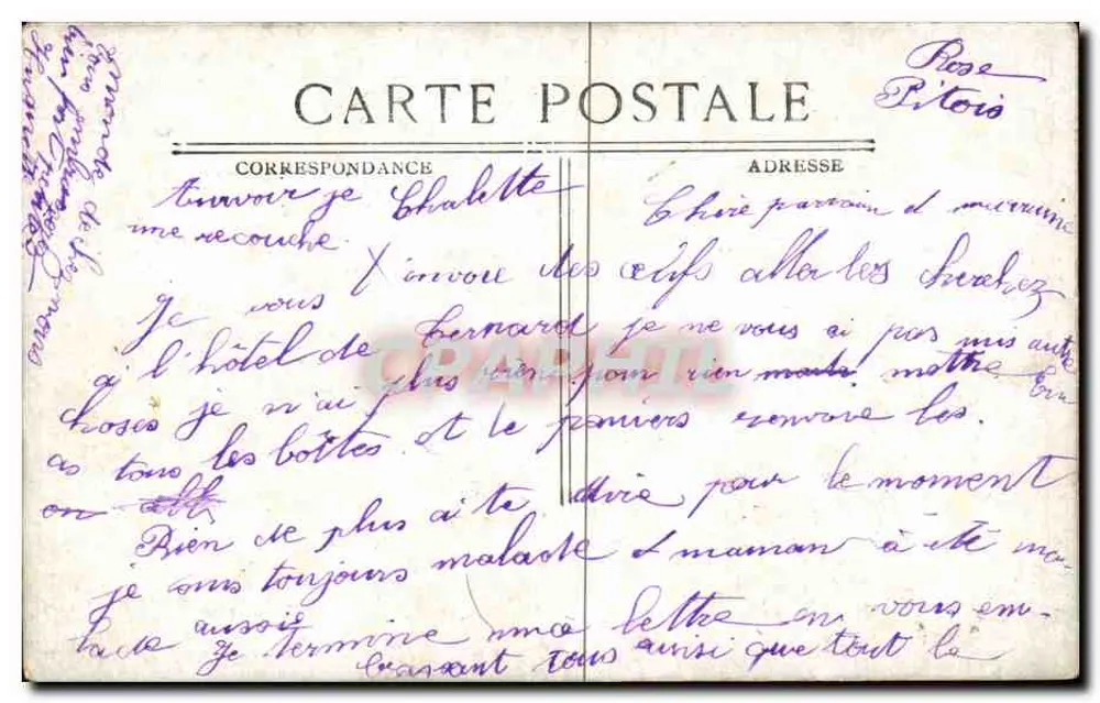 Soldaten im Feld — Mahlzeit im Lager — Staerck, Paris - Rückseite
