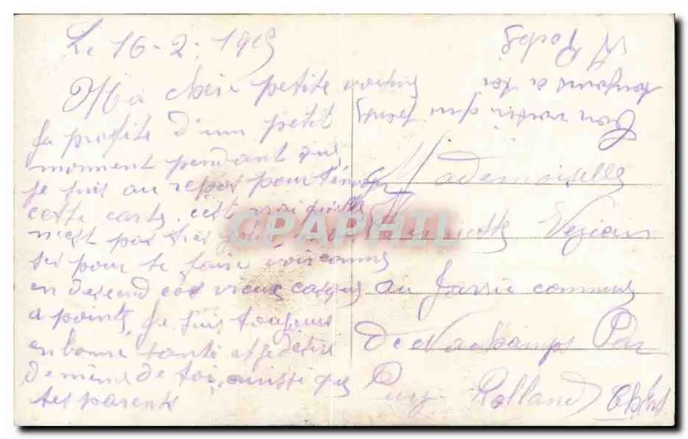A Pátria — 1915 — Editor J. D. n°14 - Verso