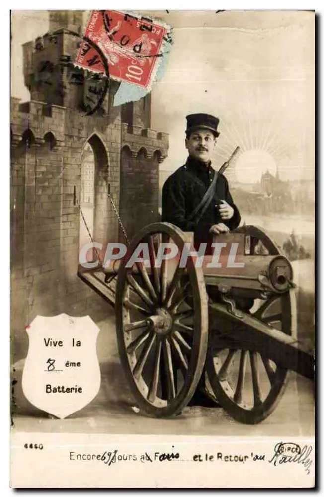 Soldat der 8. Batterie — Paris — Éditeur RIGE n°4440 - Vorderseite