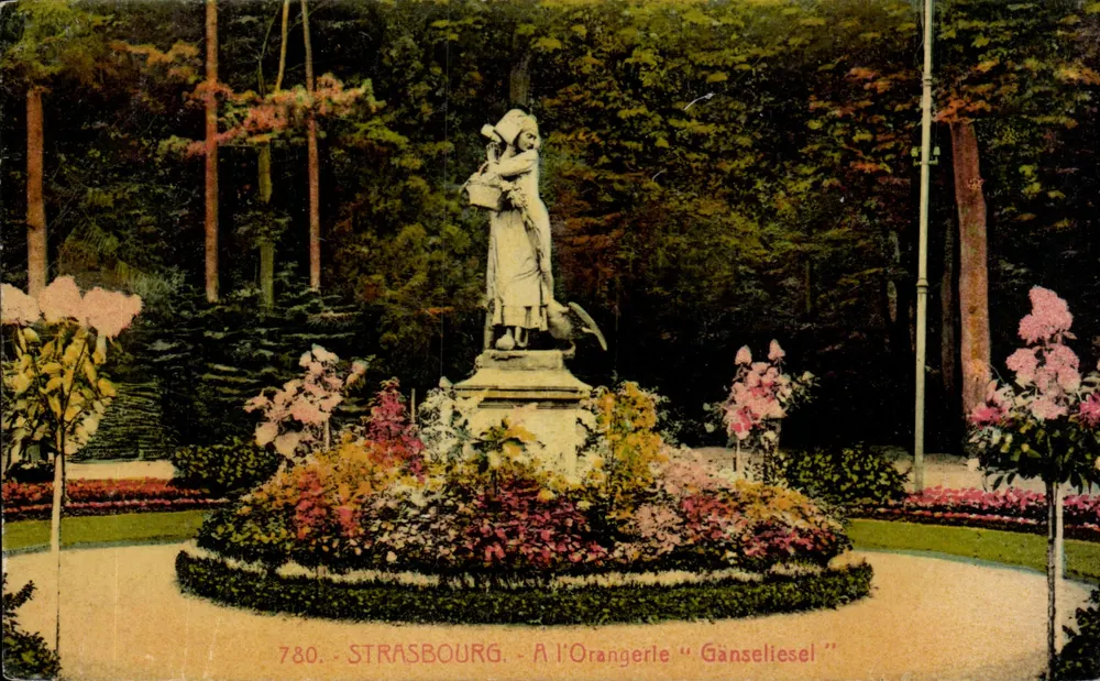 Strasbourg - À l'Orangerie "Ganseliesel" — editor Cartes "La Cigogne", n° 780 - Frente