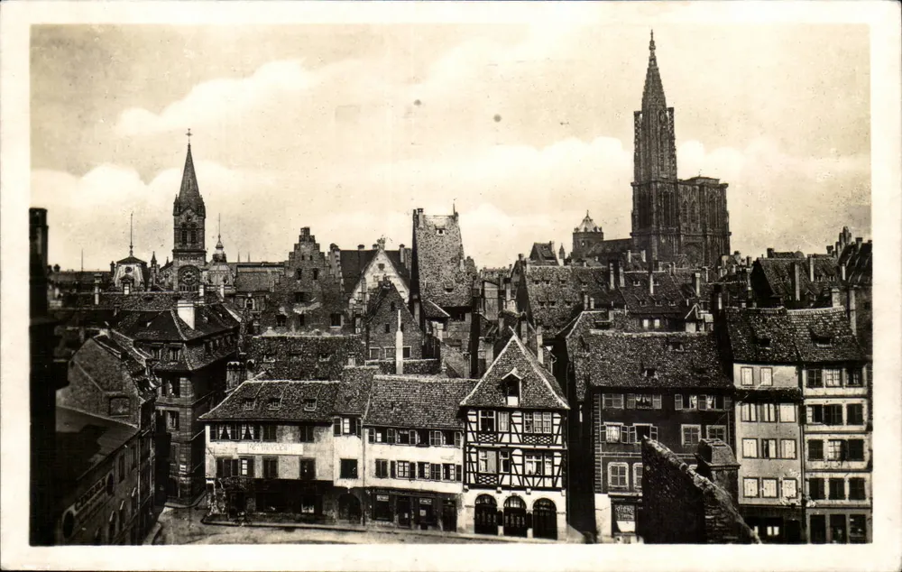 Straßburg — Ansicht von den Modernen Geschäften — Verlag Félix Lüib - Vorderseite