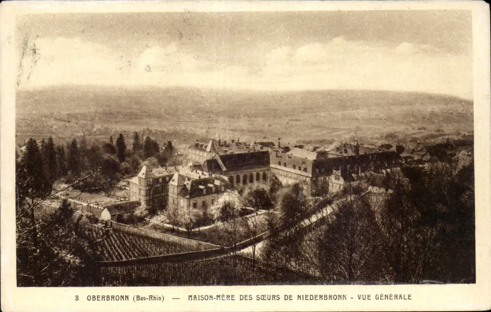 Oberbronn (Bas-Rhin) — Maison-Mère des Sœurs de Niederbronn — Allgemeiner Blick - Vorderseite
