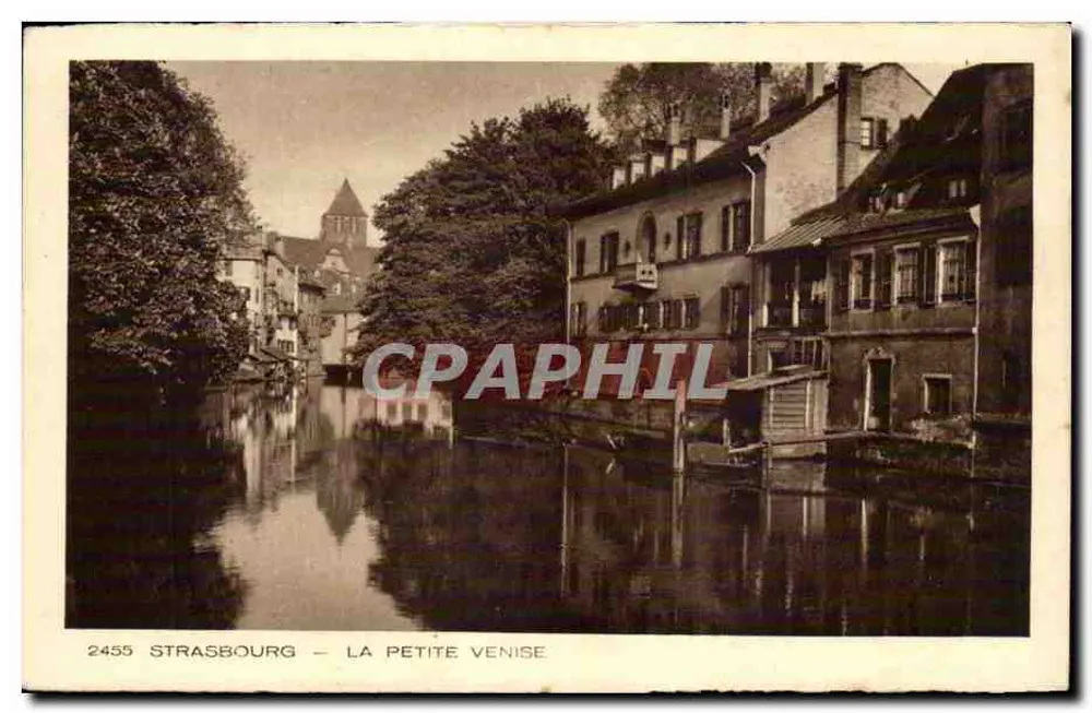 Strasbourg — A Pequena Veneza — editor Baun & Cie, n° 2455 - Frente